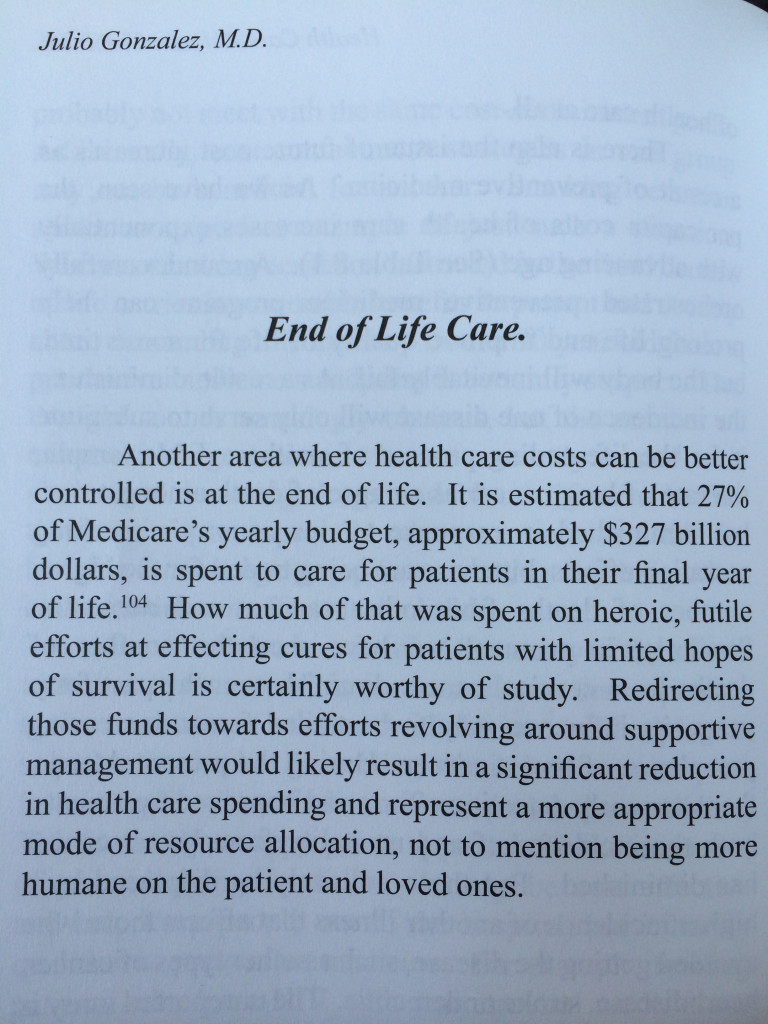 end of life care gonzalez