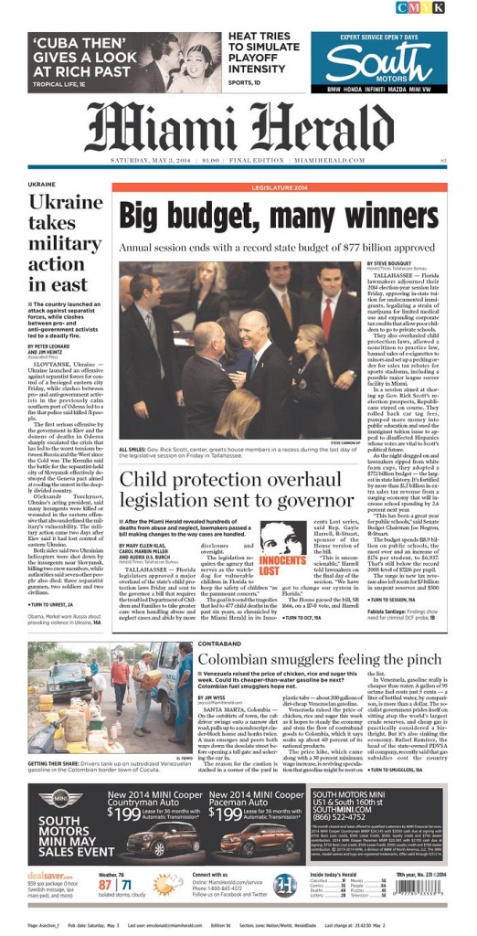 miami herald 5-3