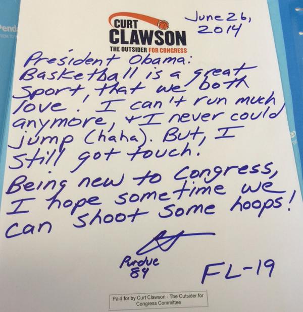 clawson letter to obama
