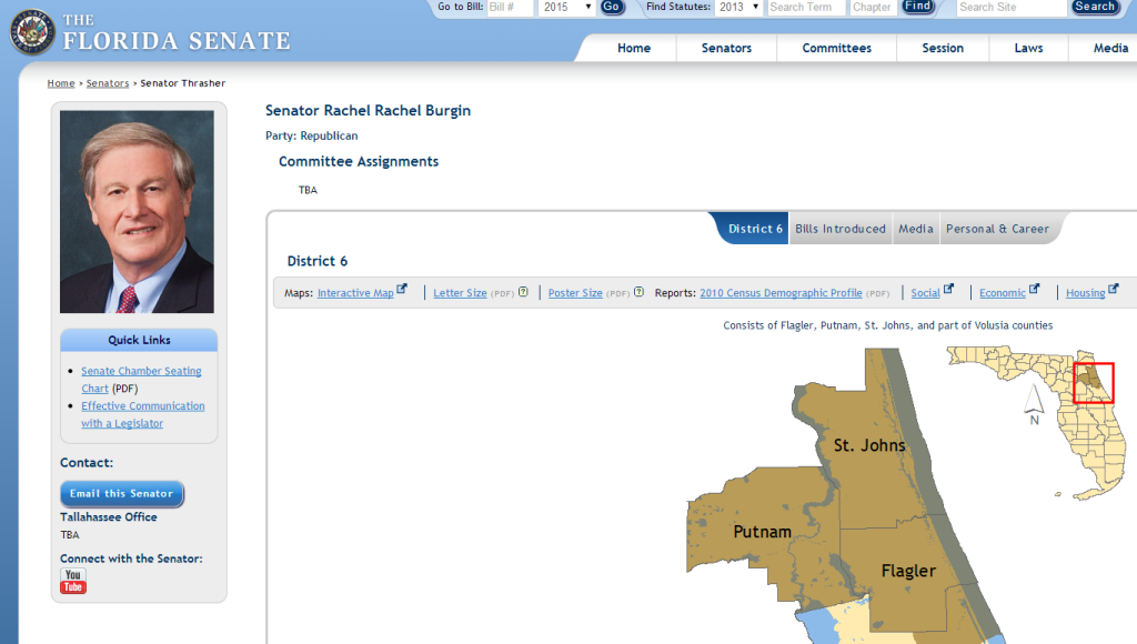 thrasher, john - senate page