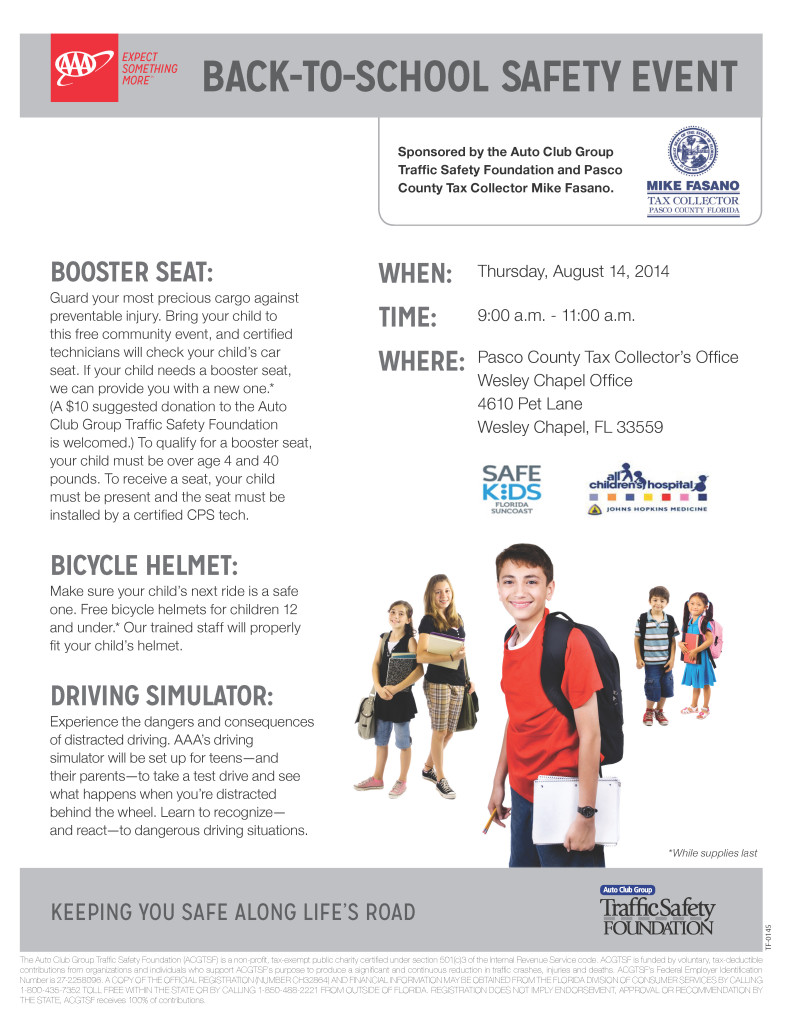 AAA Back-to-School Safety Event