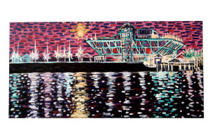 Pier painting