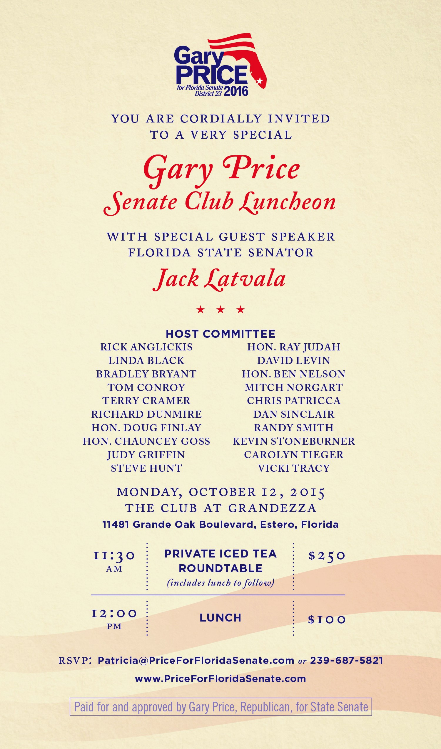 Gary price invite